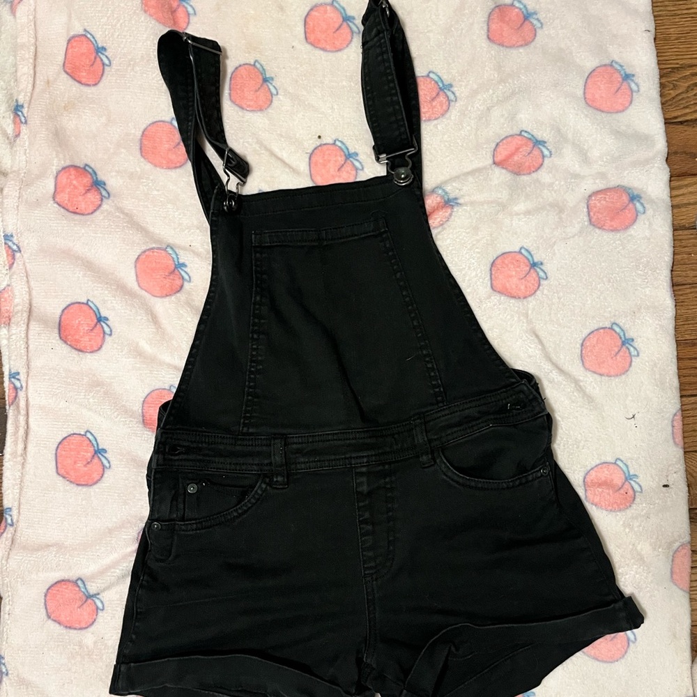 Black overalls